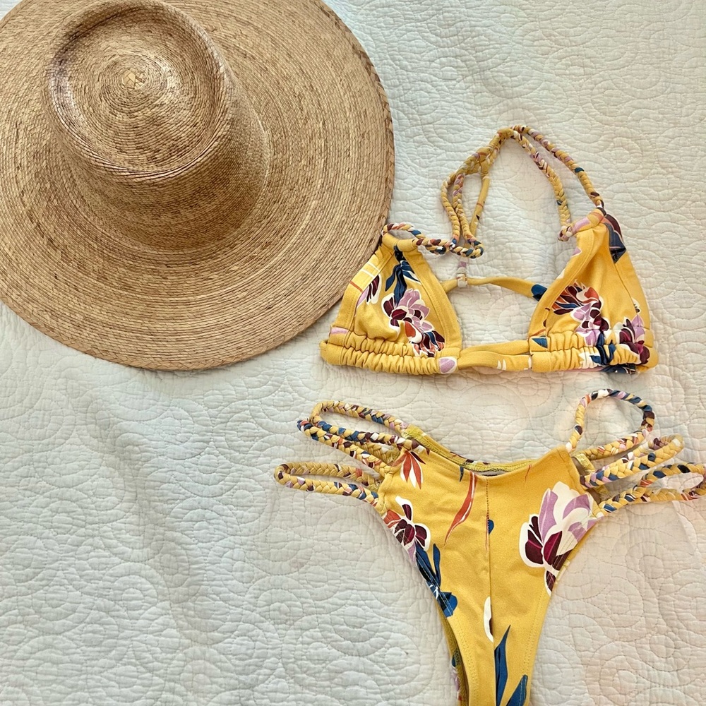 Montce Swim Yellow Batik Set
